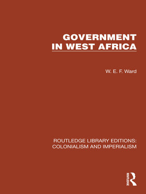cover image of Government in West Africa